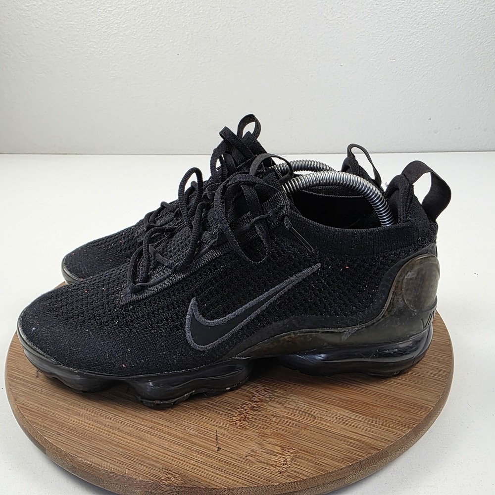 Nike Air VaporMax 2021 FK Shoes Mens Size 9 Black Running Sneakers DH4084-001